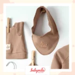 Eslenza Organik 10 Parçalı Hastane Çıkış Seti Kahve