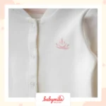 Eslenza Tavşan Baskılı 5 Parça Hastane Çıkışı Pembe