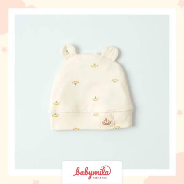 Eslenza Organik Bebek Şapkası Lotus