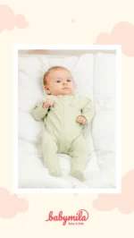 Eslenza Organik Fermuarlı Tulum Yeşil