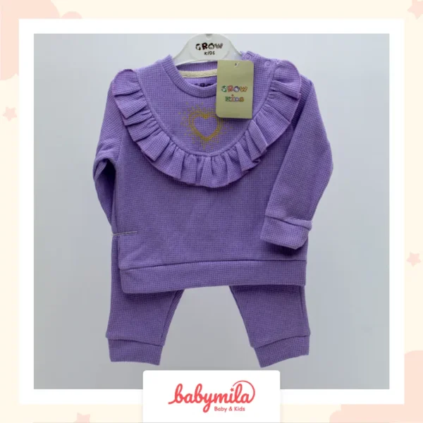 Grow Baby 2'li Fırfırlı Kız Takımı