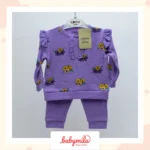 Grow Baby 2’li Desenli Kız Takımı Lila
