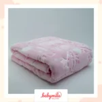 Merinos Peluş Battaniye Pembe